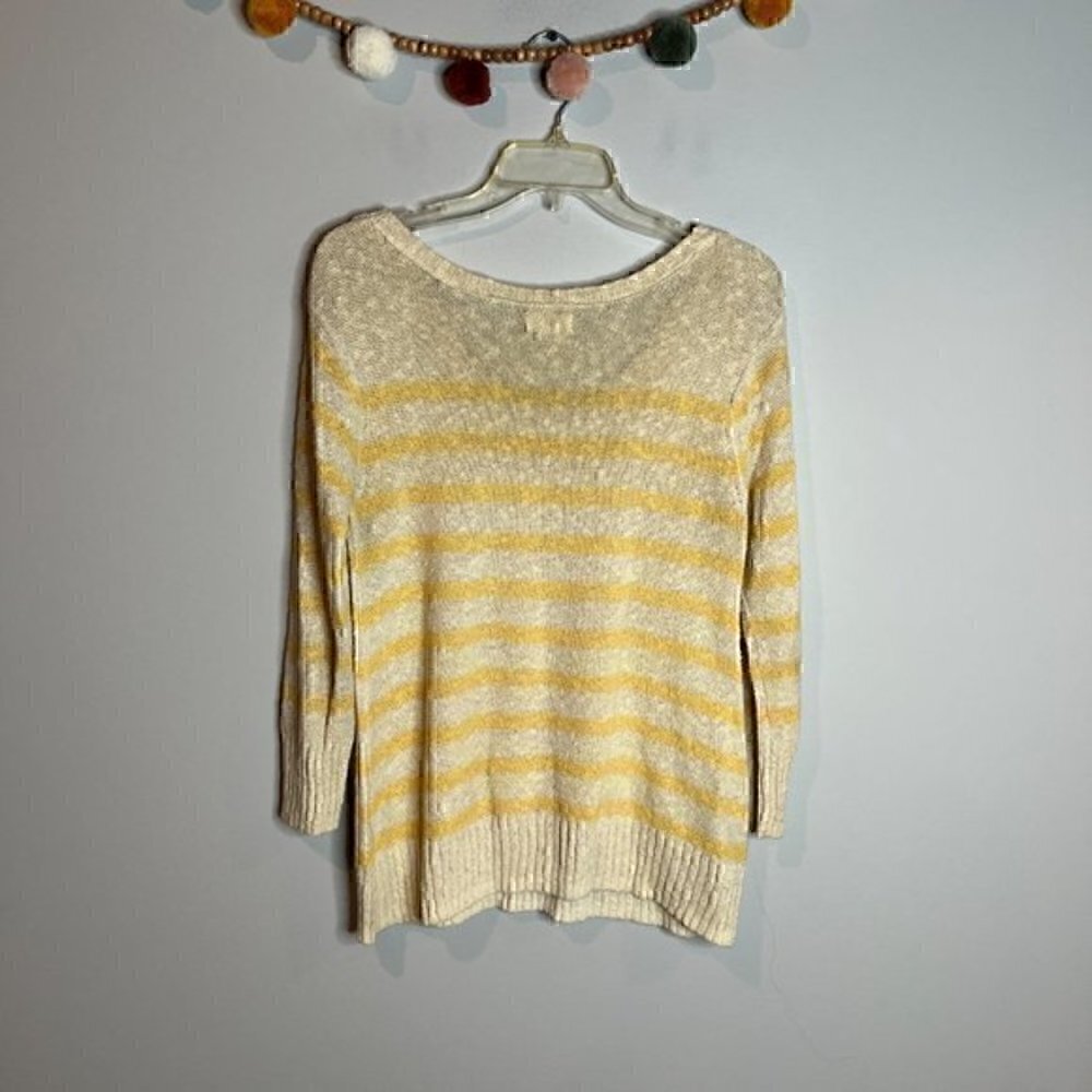 🔆 Aerie light loose knit striped sweater - Picture 4 of 4